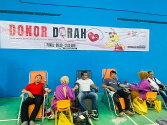 Karyawan PT Indomarco Prismatama Makin Lumbung Pendonor, Target 50 Dapat 49 Kantong Darah