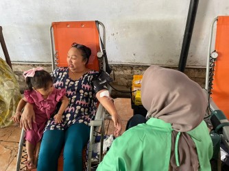 KOMPAK BERGERAK UNTUK KEMANUSIAAN, WARGA SILO HIMPUN 81 KANTONG DARAH DALAM SEHARI