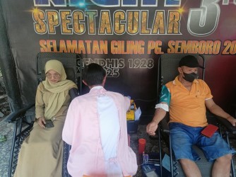 JELANG TUTUP GILING, KARYAWAN DAN MITRA PG SEMBORO KUMPULKAN 42 KANTONG DARAH UNTUK PMI JEMBER