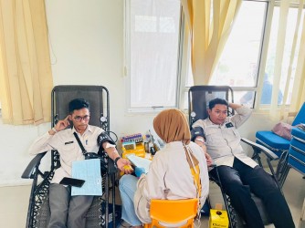 PMI KECAMATAN JELBUK AKTIF BERGERAK, SUKSES HIMPUN 26 KANTONG DARAH KE UDD PMI 
