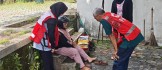 Petugas Posko PMI Sigap, Tangani Korban Laka Lantas Di Jalan Jawa Hingga Evaluasi Kesiapan Logistik Medis