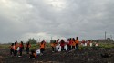 Kolaborasi Dengan Sibat Kepanjen, KSR PMI Unit UNMUH Jember Bersih-Bersih Pantai Selatan 