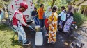 PMI Jember Bersama BPBD Distribusi 5.000 Liter Air Bersih Di Lokasi Kekeringan